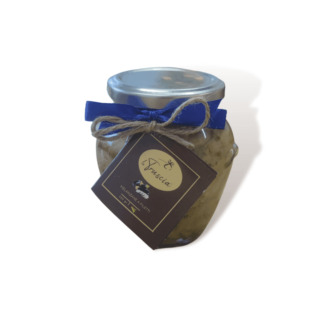 Melanzane a Filetti Sott'Olio in Melanzane La Truscia Tipico Siciliano - Messina, commercioVirtuoso.it
