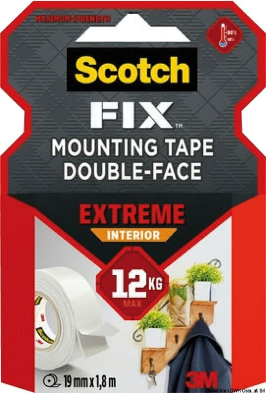 Nastro Biadesivo 3M Scotch-Fix™ Extreme 19Mm X 1,8 in Nastro di montaggio Ebricowill - Palermo, commercioVirtuoso.it