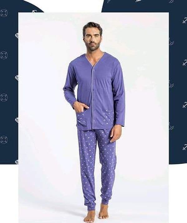 Pigiama Uomo Primavera/Estate Papalina Linea Mare XL Jersey in Pigiami due pezzi The King Luxury - San Marcellino, commercioVirtuoso.it