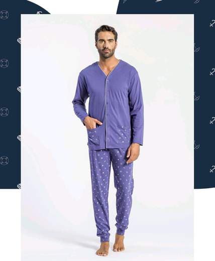 Pigiama Uomo Primavera/Estate Papalina Linea Mare XL Jersey in Pigiami due pezzi The King Luxury - San Marcellino, commercioVirtuoso.it