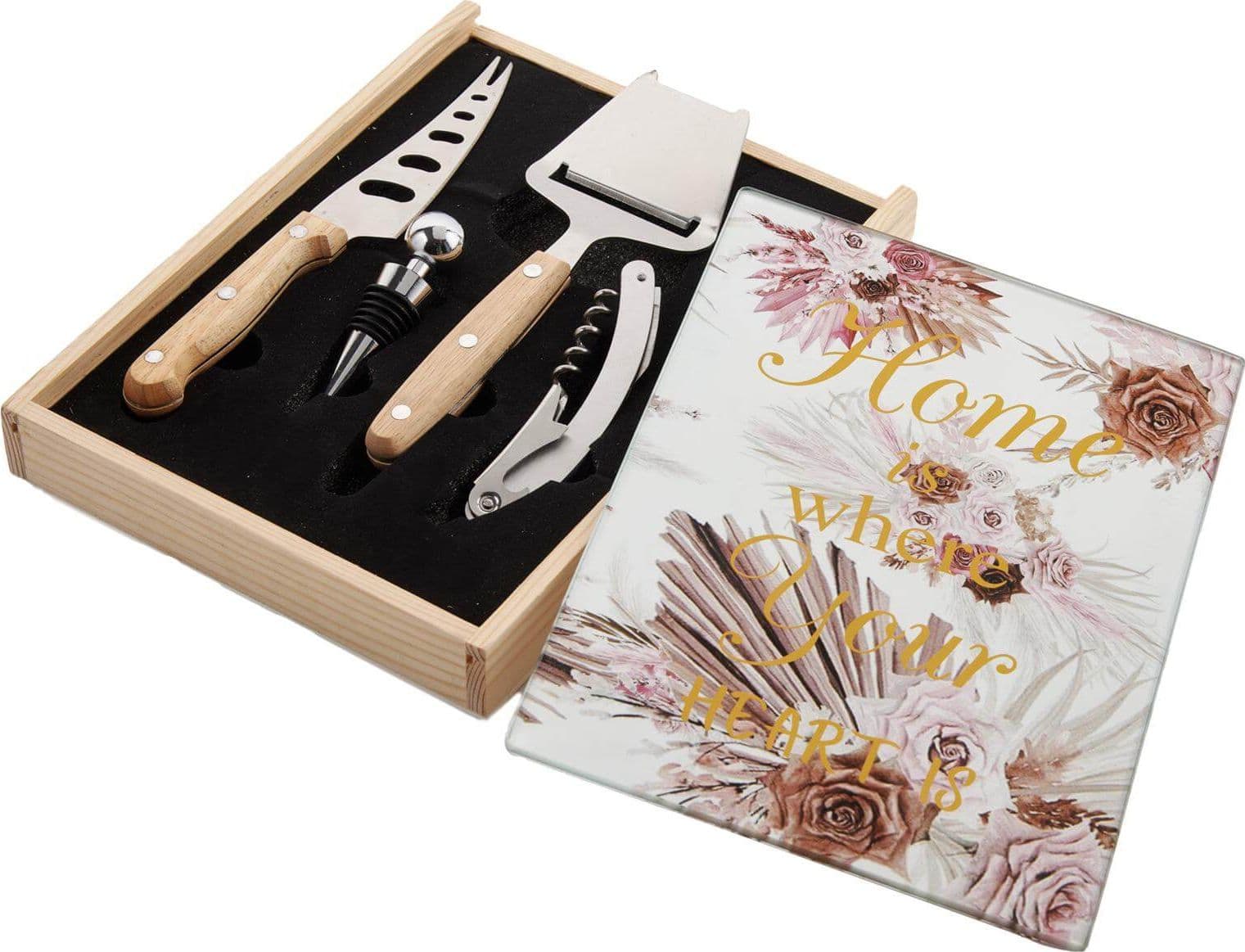 Set wine & cheese Special Gifts Rose in Vino rosè The King Luxury - San Marcellino, commercioVirtuoso.it