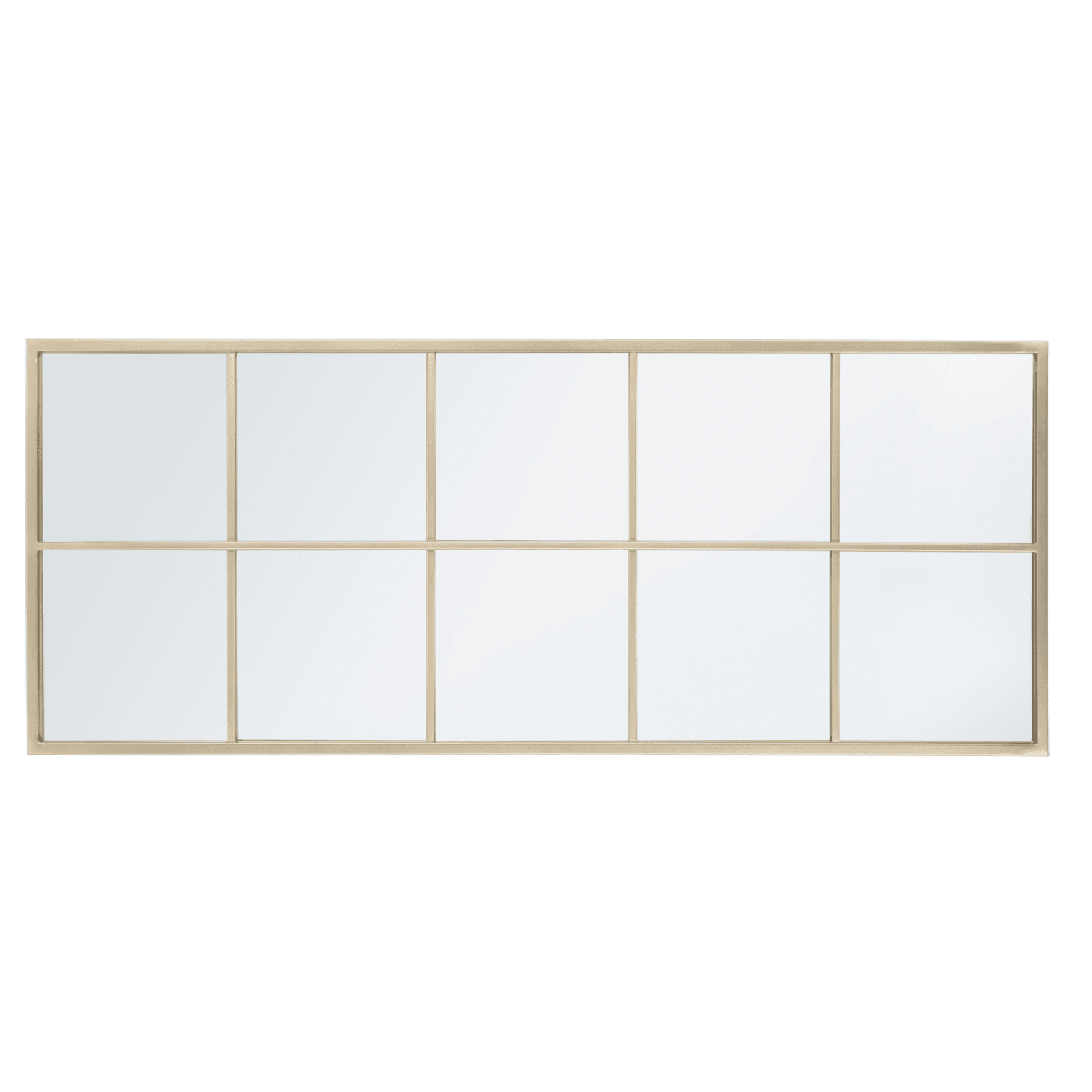 Specchio con cornice in metallo "Window" h 125x2,5x50 cm in Specchi da parete Decor Space - Altamura, commercioVirtuoso.it