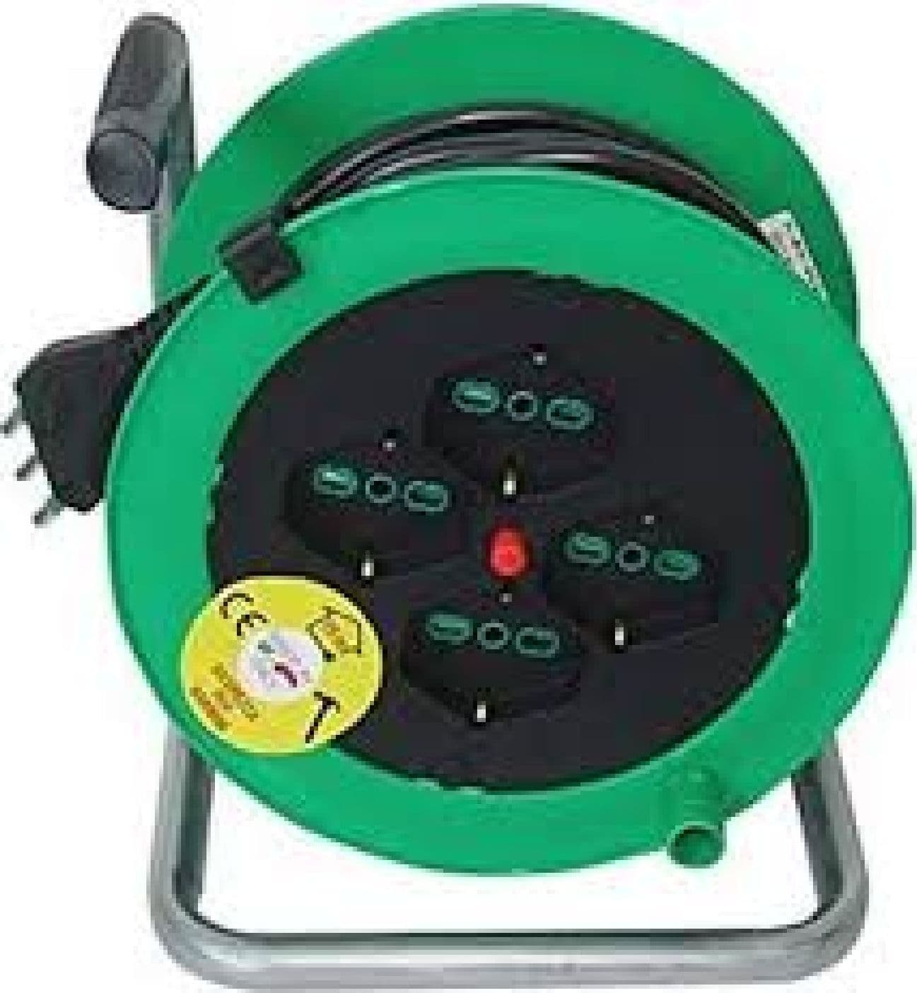 Avvolgicavo con interruttore limitatore di corrente mt. 15 in Bobine per cavo La Zappa - Altamura, commercioVirtuoso.it