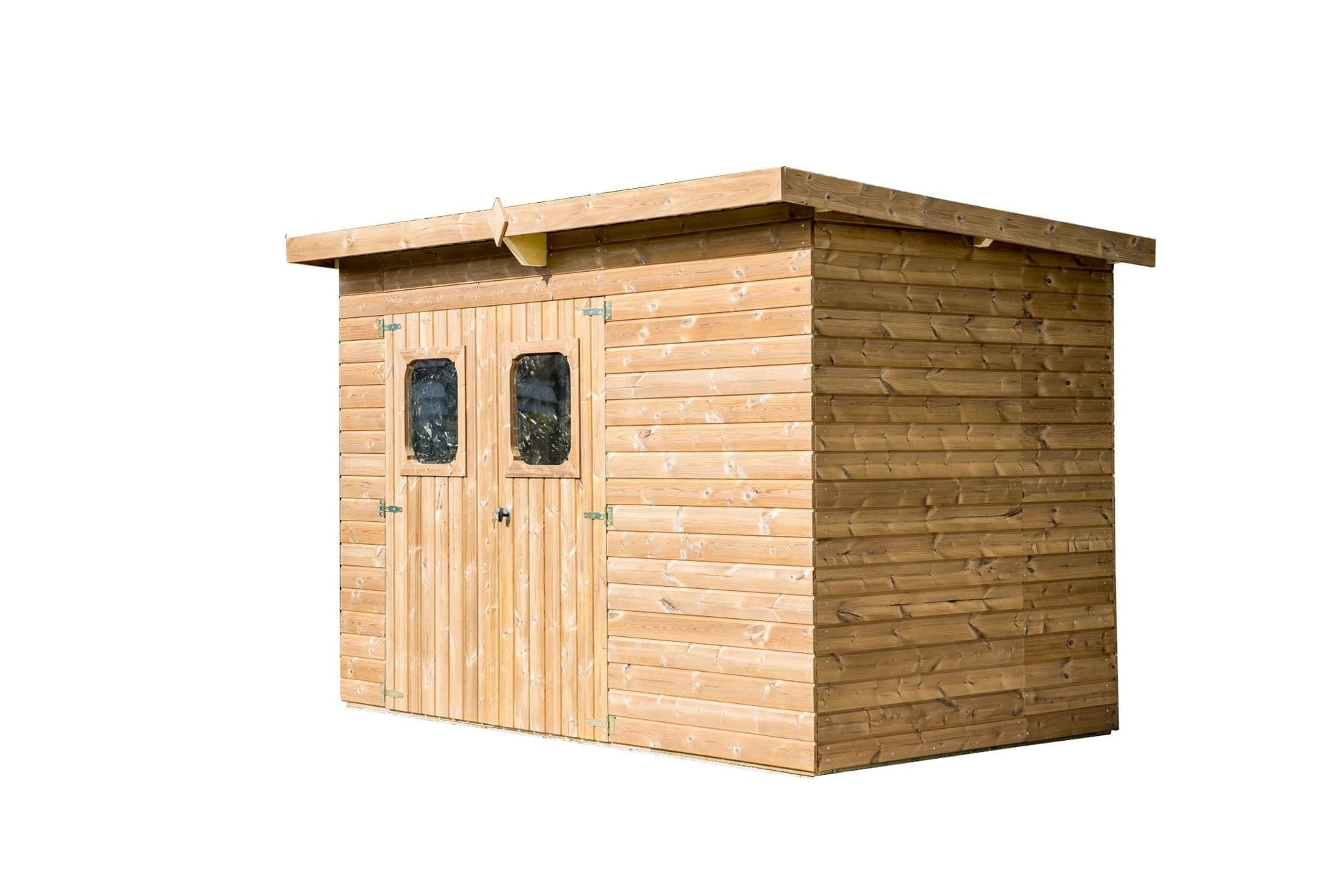 Casetta In Legno Termo-trattato Spessore 19mm Mono Pendenza Senza Pavimento 276x180cm THE 2818.02 T Foresta