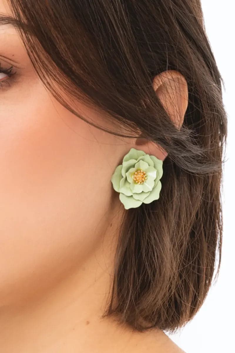 Orecchini a clip con fiore | MYA ACCESSORIES in prodotto You Store - Messina, commercioVirtuoso.it