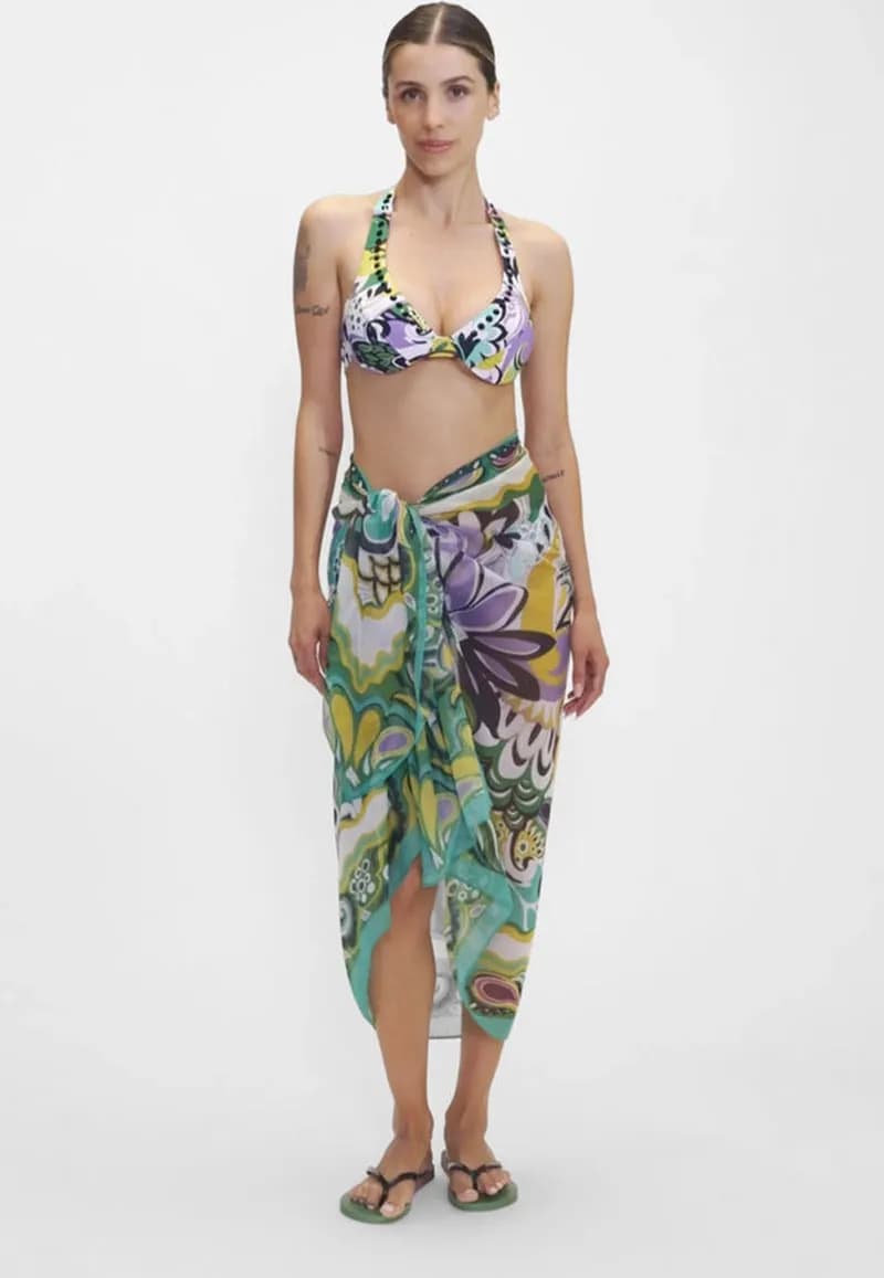 Pareo in tessuto fantasia multicolor | MARINA ABAGNALE in prodotto You Store - Messina, commercioVirtuoso.it