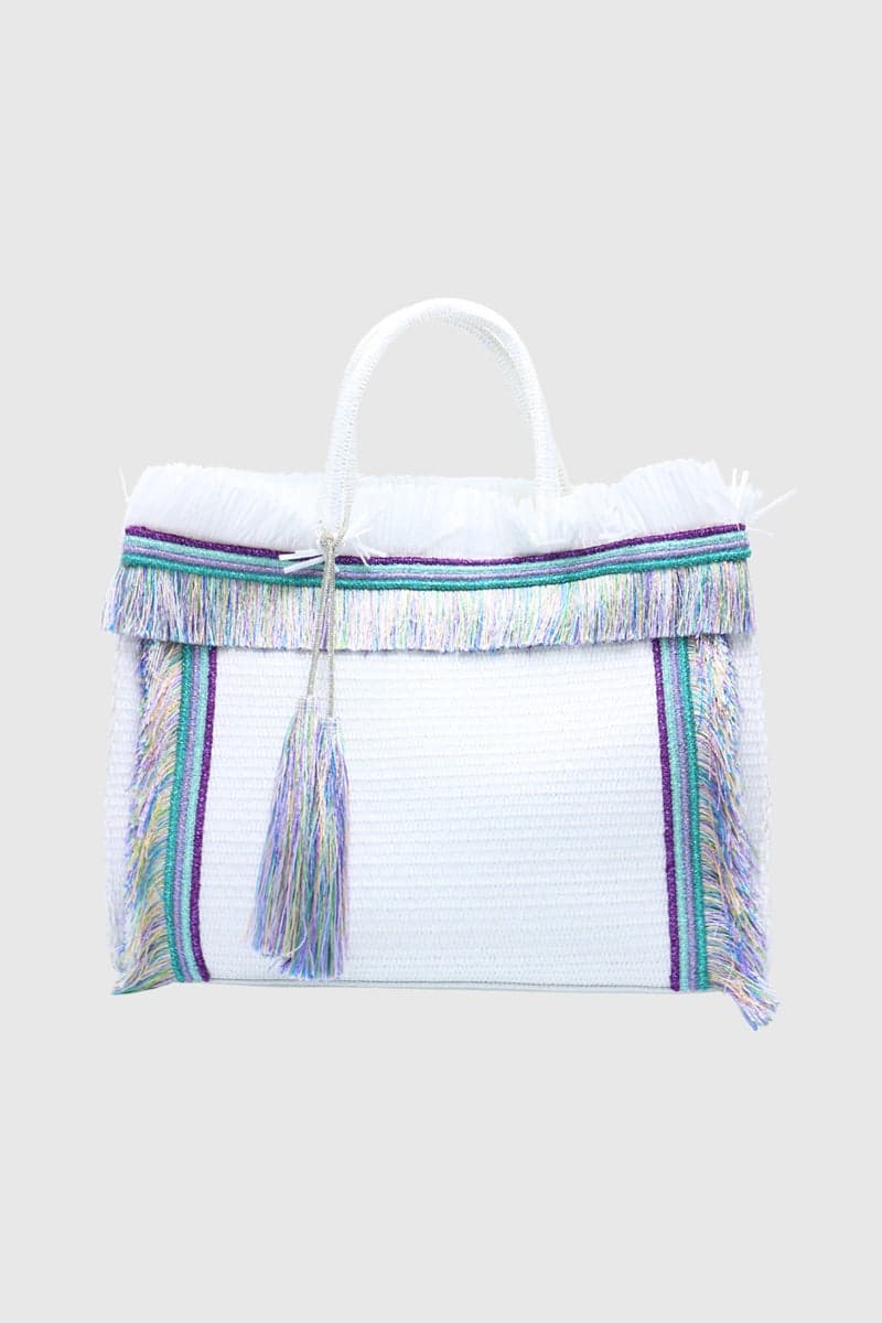 PHO Firenze | Borsa media con dettaglio frange e nappe in Borse a spalla You Store - Messina, commercioVirtuoso.it