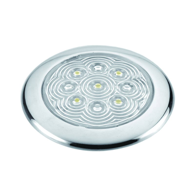 Plafoniera Inox A 5 Led Ø Mm.94X11H in Plafoniere Ebricowill - Palermo, commercioVirtuoso.it