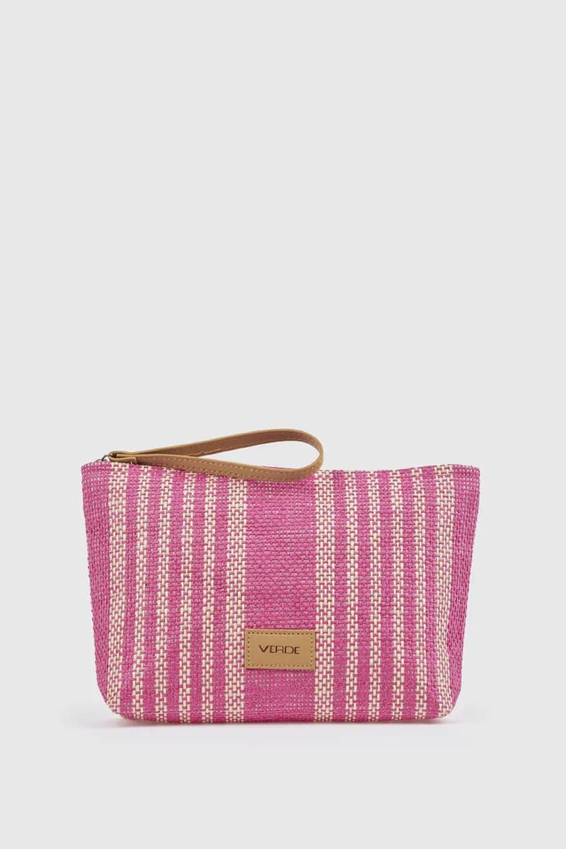 Pochette mare in paglia a righe | Verde Fashion in prodotto You Store - Messina, commercioVirtuoso.it