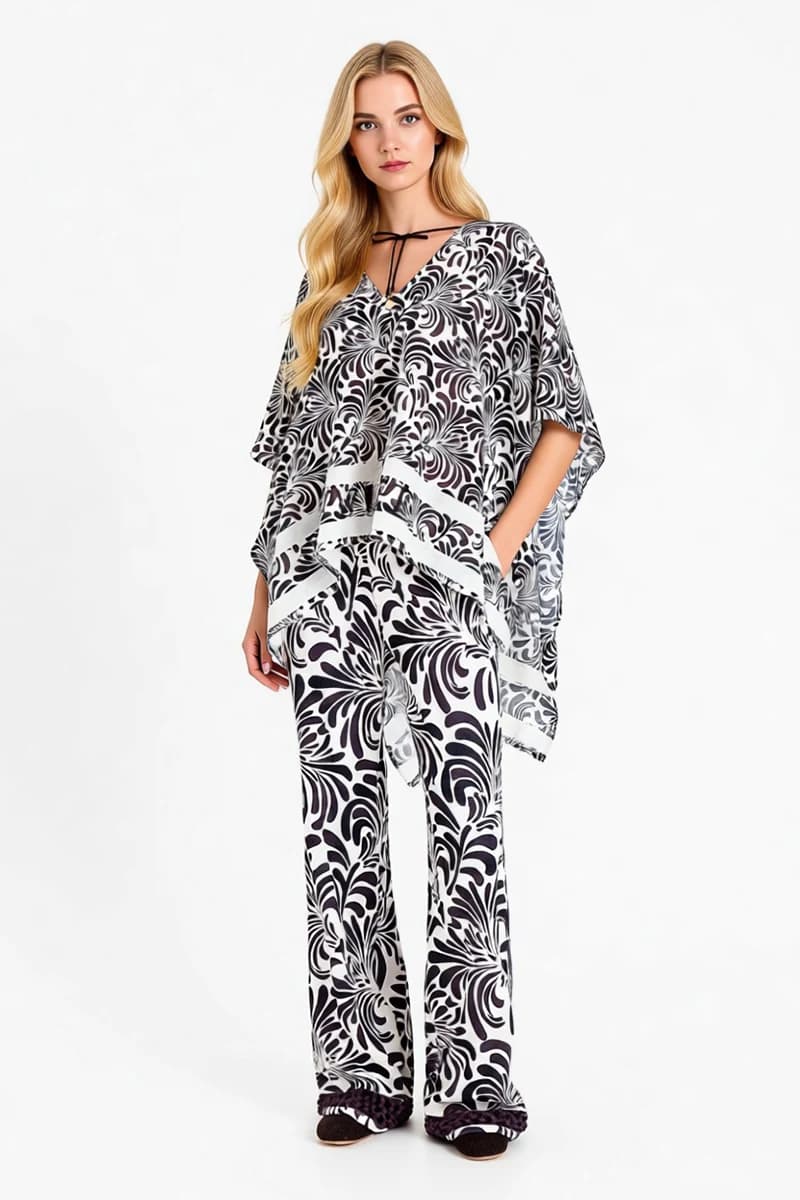 Poncho in tessuto stampato | TWINSET in prodotto You Store - Messina, commercioVirtuoso.it