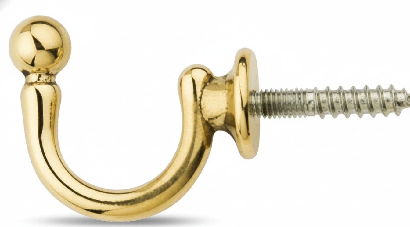 Porta Embrasse "Sfera" Medio Oro Mm.37X32 in Fermatende e raccogli tenda Ebricowill - Palermo, commercioVirtuoso.it