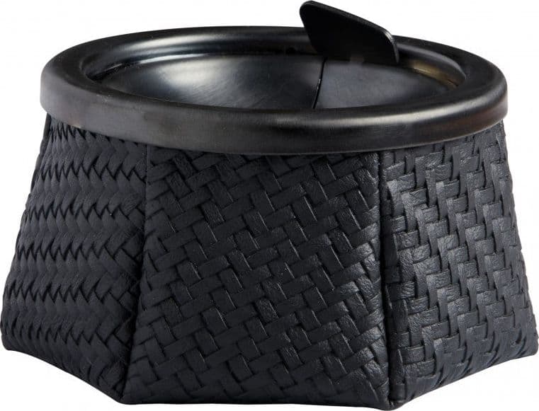 Posacenere Windproof Rattan Nero in Posacenere Ebricowill - Palermo, commercioVirtuoso.it