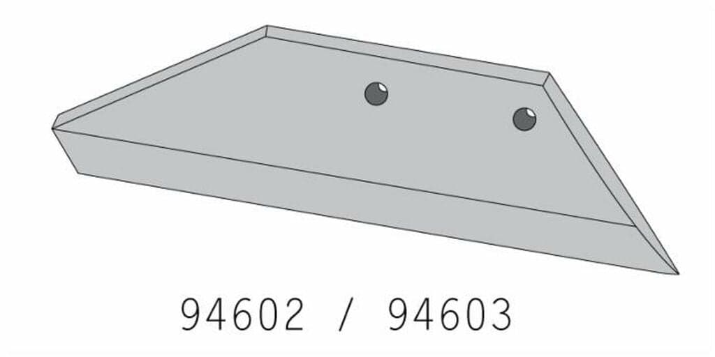 Vomere adattabile XL Overum 18" dx Confezione da 1pz