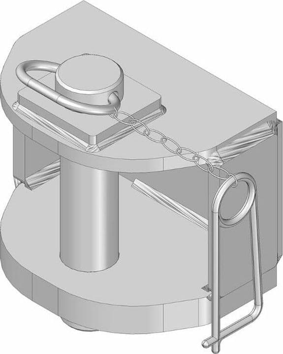 Gancio cuna 120 x 55 Confezione da 1pz
