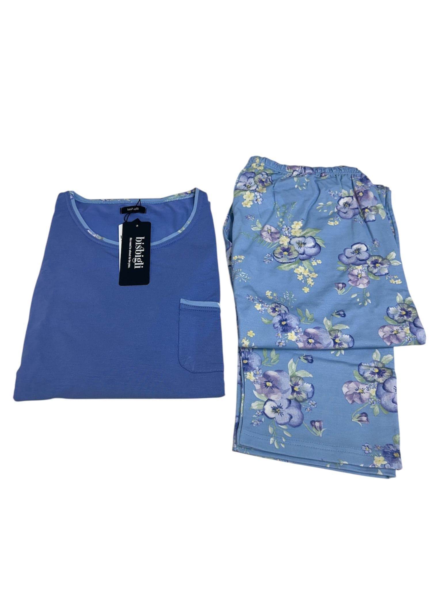 Pigiama Donna Primavera/Estate Bisbigli BR103640 in Pigiami due pezzi The King Luxury - San Marcellino, commercioVirtuoso.it