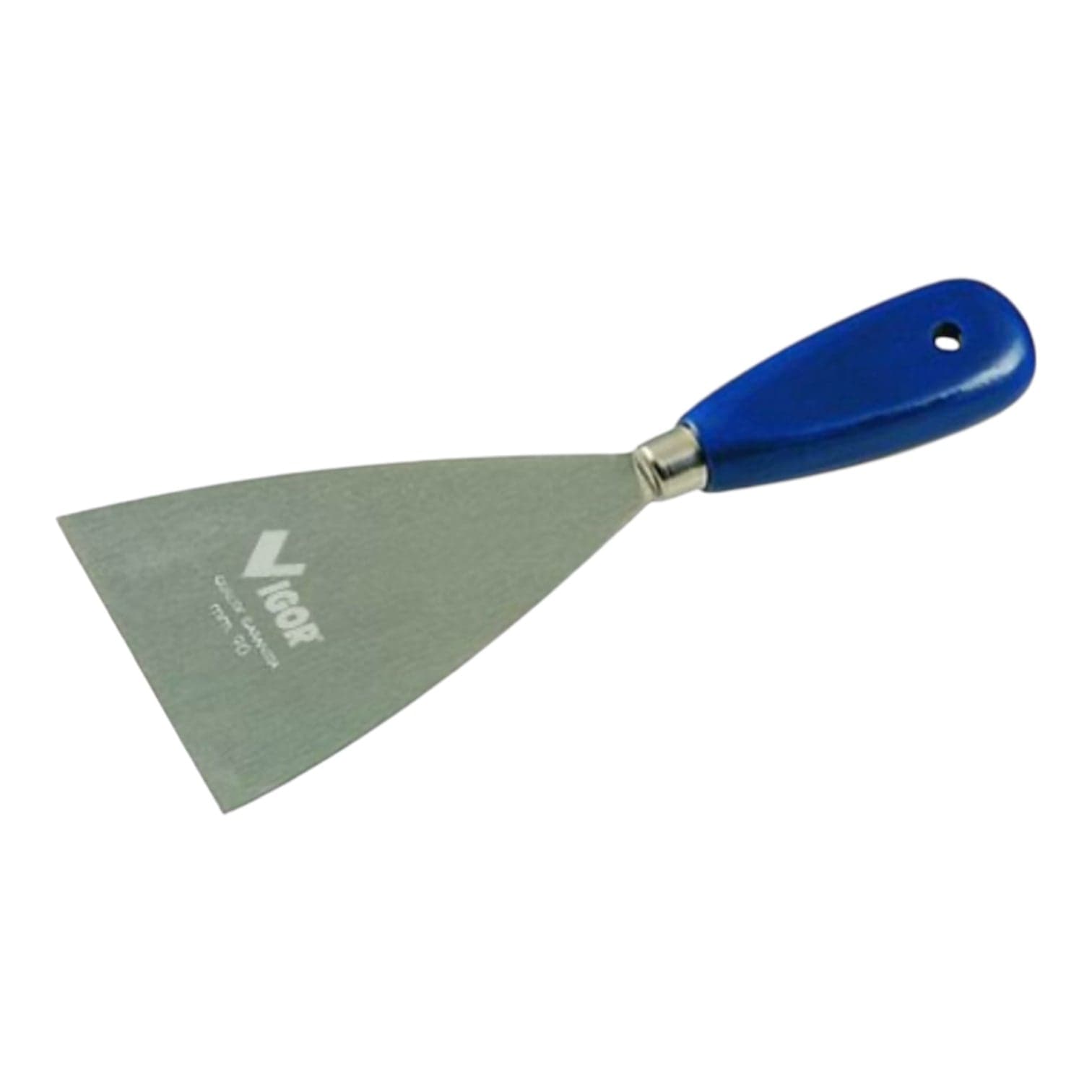 Spatole per Stuccatori con Manico in Legno Blu 100 mm Vigor in Spatole Taliachicce.it - Milazzo, commercioVirtuoso.it