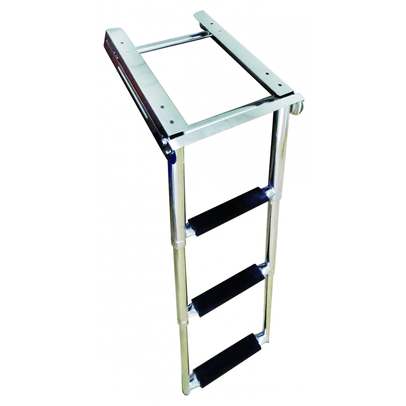 Scaletta Inox A Scomp. Gradino Nero in Scale pieghevoli Ebricowill - Palermo, commercioVirtuoso.it