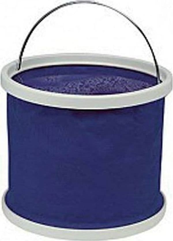 SECCHIELLO PIEGHEVOLE 8 lt con manico inox