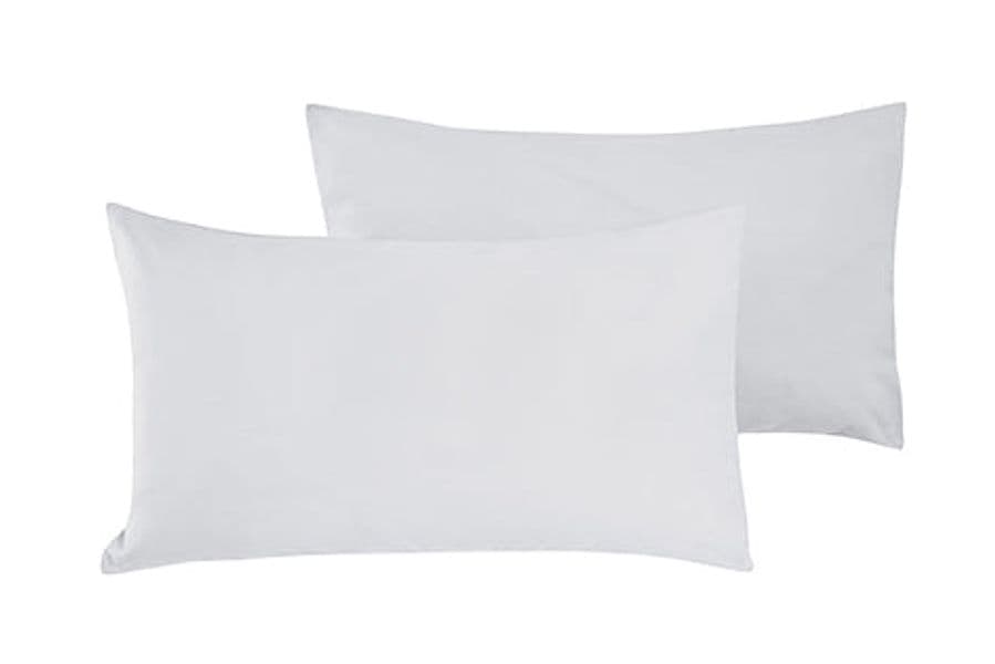 Coppia di federe Set di 2 federe copricuscino guanciale Letto in flanella caldo cotone 100% cotone Made in Italy BIANCO in Federe Vanita di raso - Sesto San Giovanni, commercioVirtuoso.it