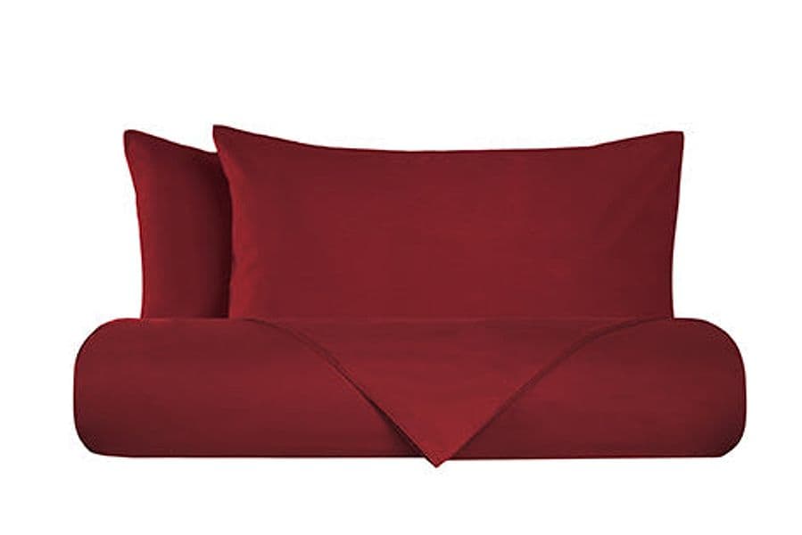 Set copripiumino federe parure copripiumino flanella caldo cotone 100% cotone Made in Italy BORDEAUX in Set copripiumini e federe Vanita di raso - Sesto San Giovanni, commercioVirtuoso.it