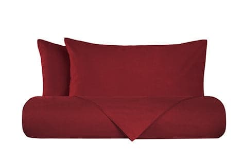 Set copripiumino federe parure copripiumino flanella caldo cotone 100% cotone Made in Italy BORDEAUX in Set copripiumini e federe Vanita di raso - Sesto San Giovanni, commercioVirtuoso.it