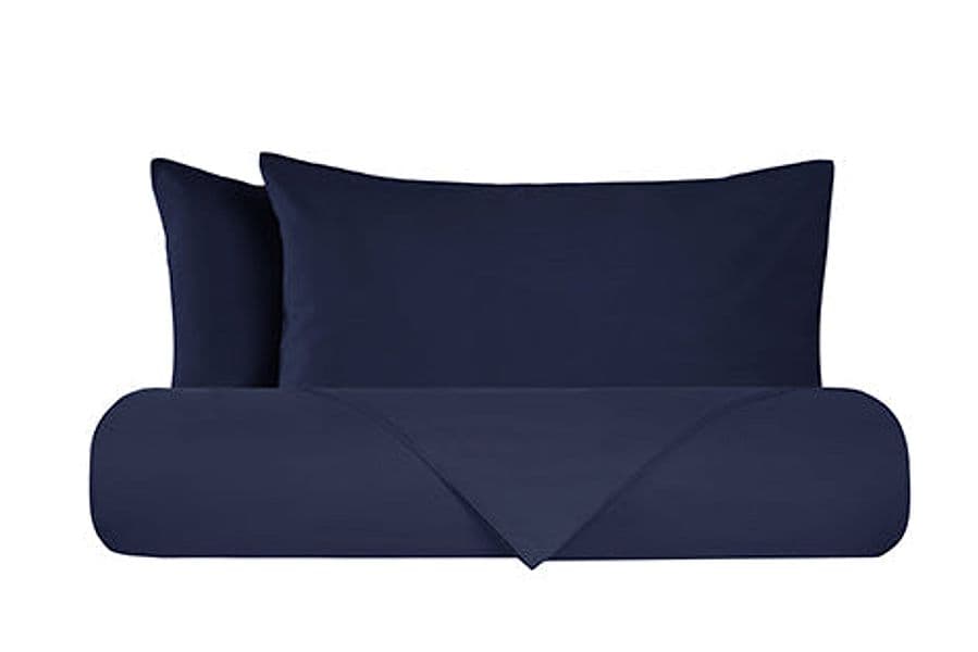 Set copripiumino federe parure copripiumino flanella caldo cotone 100% cotone Made in Italy BLU NOTTE in Set copripiumini e federe Vanita di raso - Sesto San Giovanni, commercioVirtuoso.it