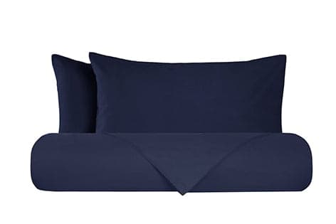 Set copripiumino federe parure copripiumino flanella caldo cotone 100% cotone Made in Italy BLU NOTTE in Set copripiumini e federe Vanita di raso - Sesto San Giovanni, commercioVirtuoso.it