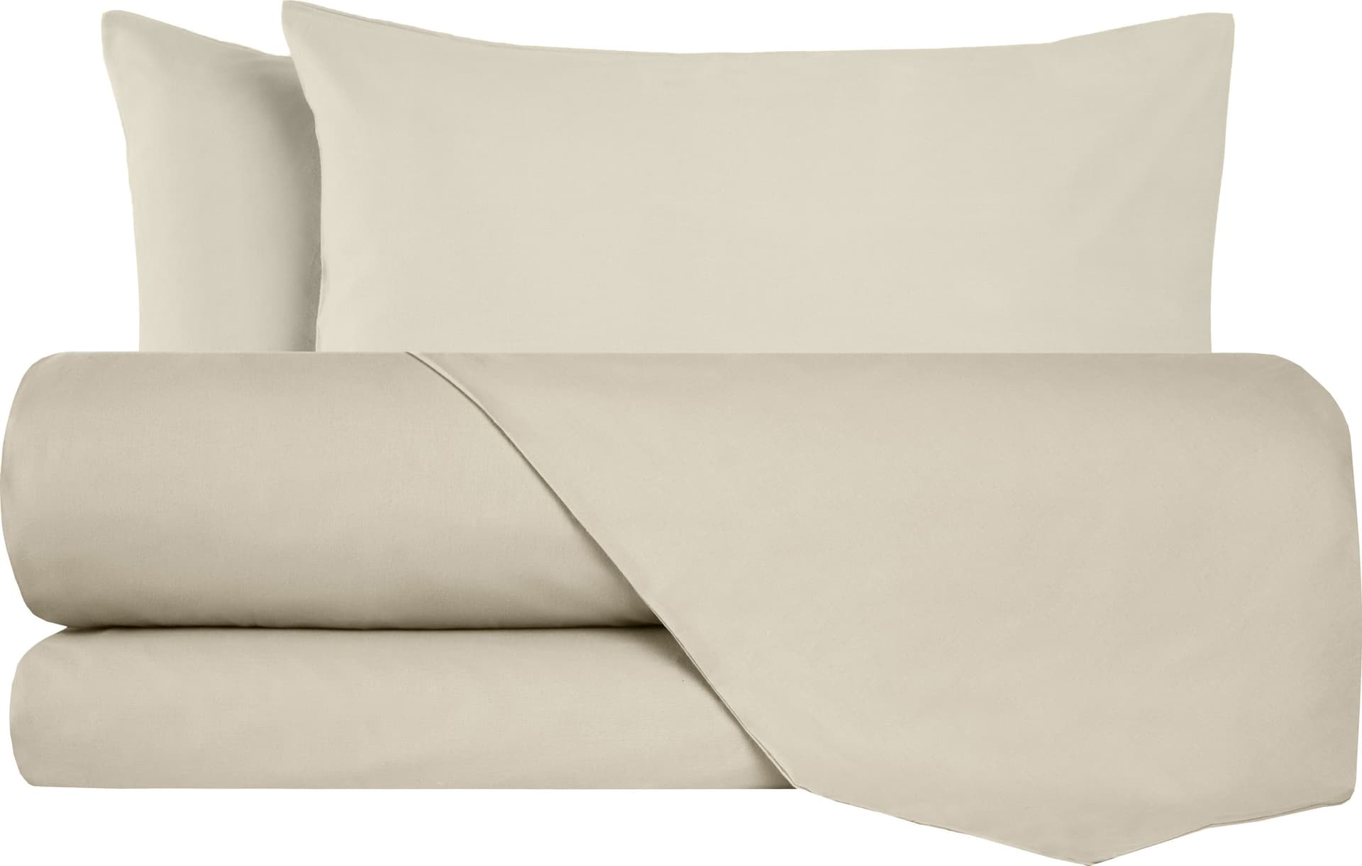 Completo letto lenzuola flanella caldo cotone 100% cotone Made in Italy SABBIA in Set di lenzuola e federe Vanita di raso - Sesto San Giovanni, commercioVirtuoso.it