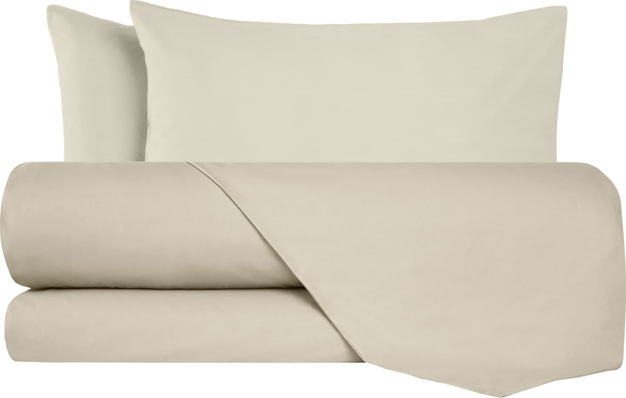 Completo letto lenzuola flanella caldo cotone 100% cotone Made in Italy SABBIA in Set di lenzuola e federe Vanita di raso - Sesto San Giovanni, commercioVirtuoso.it