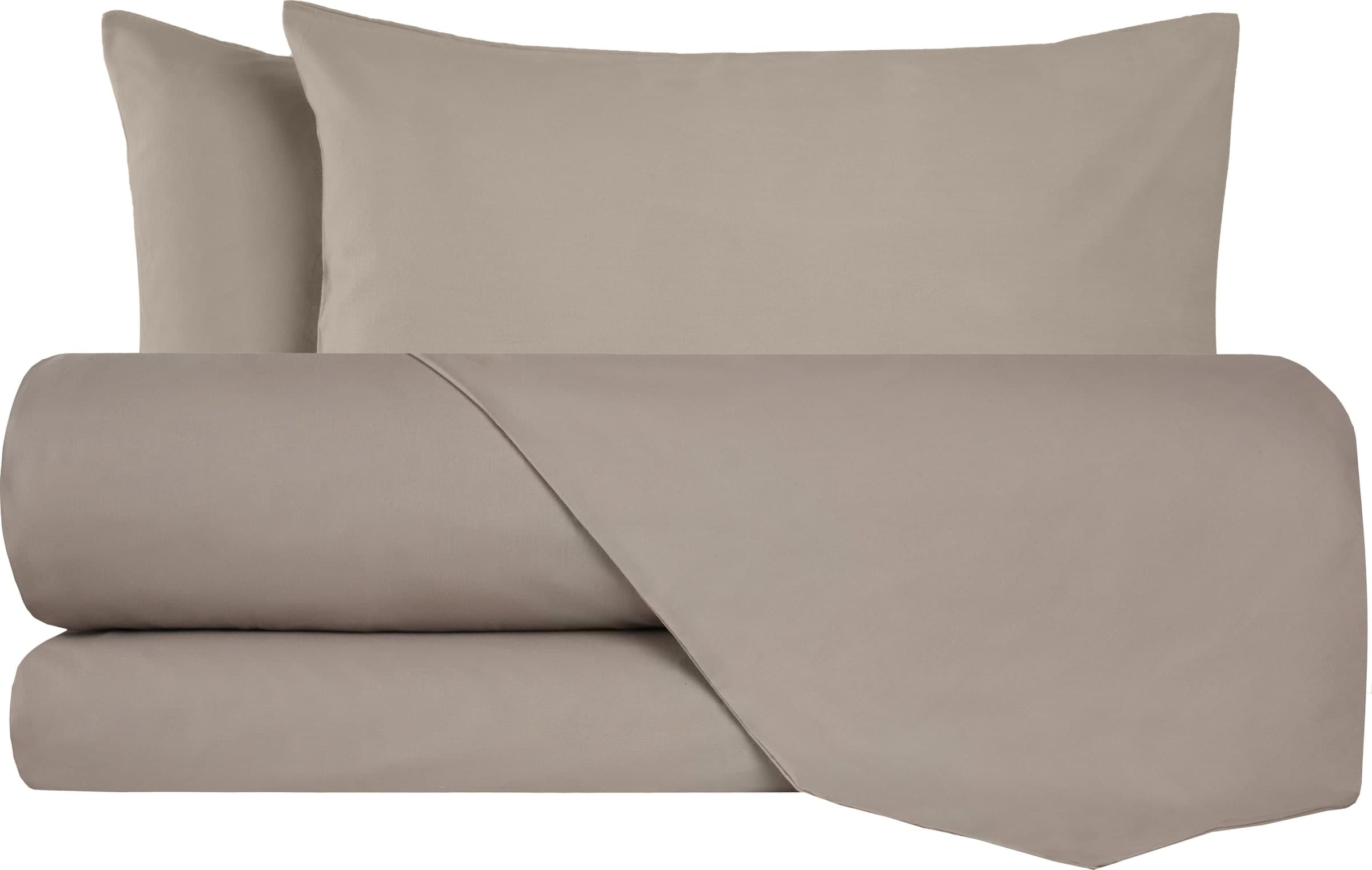 Completo letto lenzuola flanella caldo cotone 100% cotone Made in Italy TORTORA in Set di lenzuola e federe Vanita di raso - Sesto San Giovanni, commercioVirtuoso.it