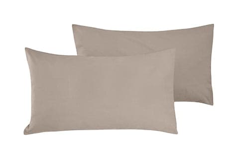 Coppia di federe Set di 2 federe copricuscino guanciale Letto in flanella caldo cotone 100% cotone Made in Italy TORTORA in Federe Vanita di raso - Sesto San Giovanni, commercioVirtuoso.it