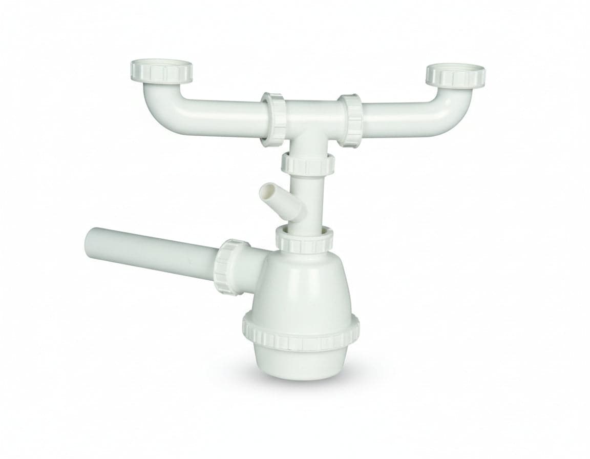 Sifone 2 Vie S/Piletta 1"1/2 Con Riduzioni 1"1/4 in Sifoni panna montata Ebricowill - Palermo, commercioVirtuoso.it