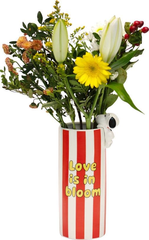 Vaso in ceramica con decorazione Peanuts Licensing Red