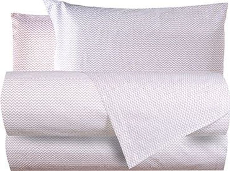 Completo letto lenzuola in cotone made in italy ZIGO SABBIA in Set di lenzuola e federe Vanita di raso - Sesto San Giovanni, commercioVirtuoso.it