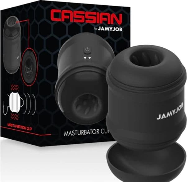 Masturbatore uomo a coppa Cassian doppio foro per pene passante IPX7 in prodotto Erosdom - Palmi, commercioVirtuoso.it