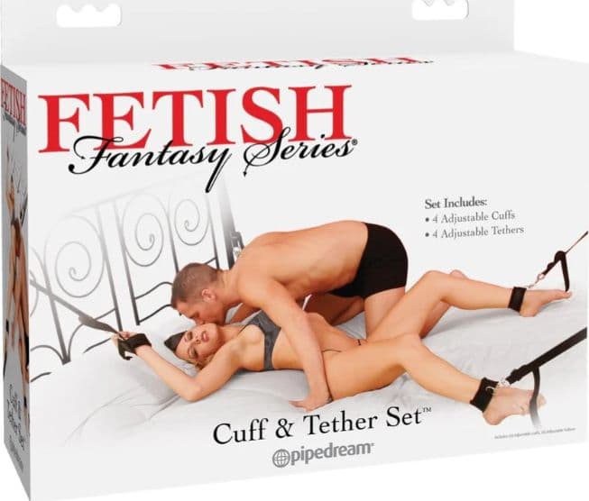 Pipedream Fetish Fantasy Series • Bedroom Bondage Kit (Nero) in prodotto Erosdom - Palmi, commercioVirtuoso.it