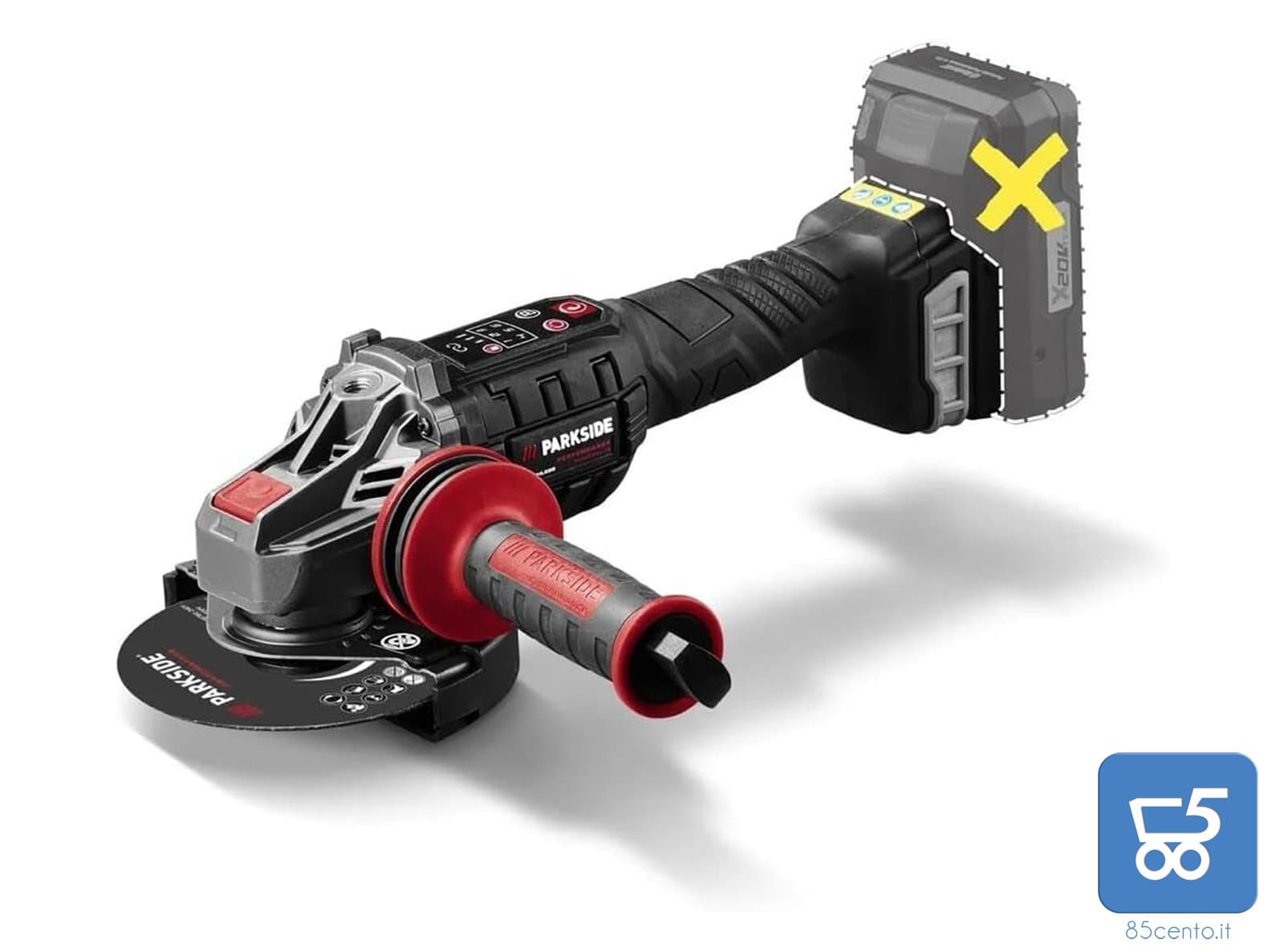 Smerigliatrice Flex Angolare a Batteria PARKSIDE PERFORMANCE PWSAP 20-Li G7, 20 V con Valigetta - NO BATTERIA in Smerigliatrici angolari 85cento.it - Potenza, commercioVirtuoso.it
