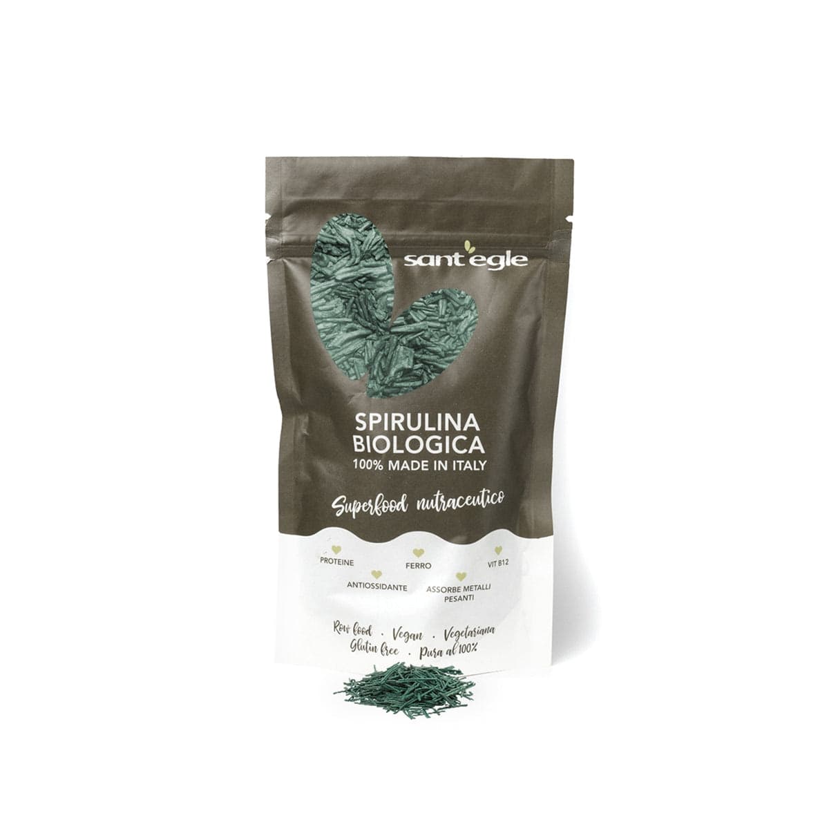 Spirulina Biologica Italiana Croccante, 100 gr in Spirulina Sant’Egle Shop Biologico - Sorano, commercioVirtuoso.it