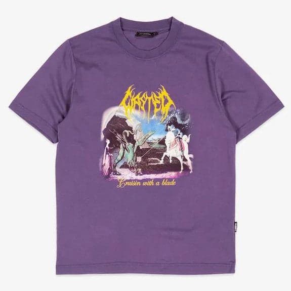 T-shirt Salty Wasted Paris Tale Tale Black Purple in Ginevra Glad Store - Genova, commercioVirtuoso.it