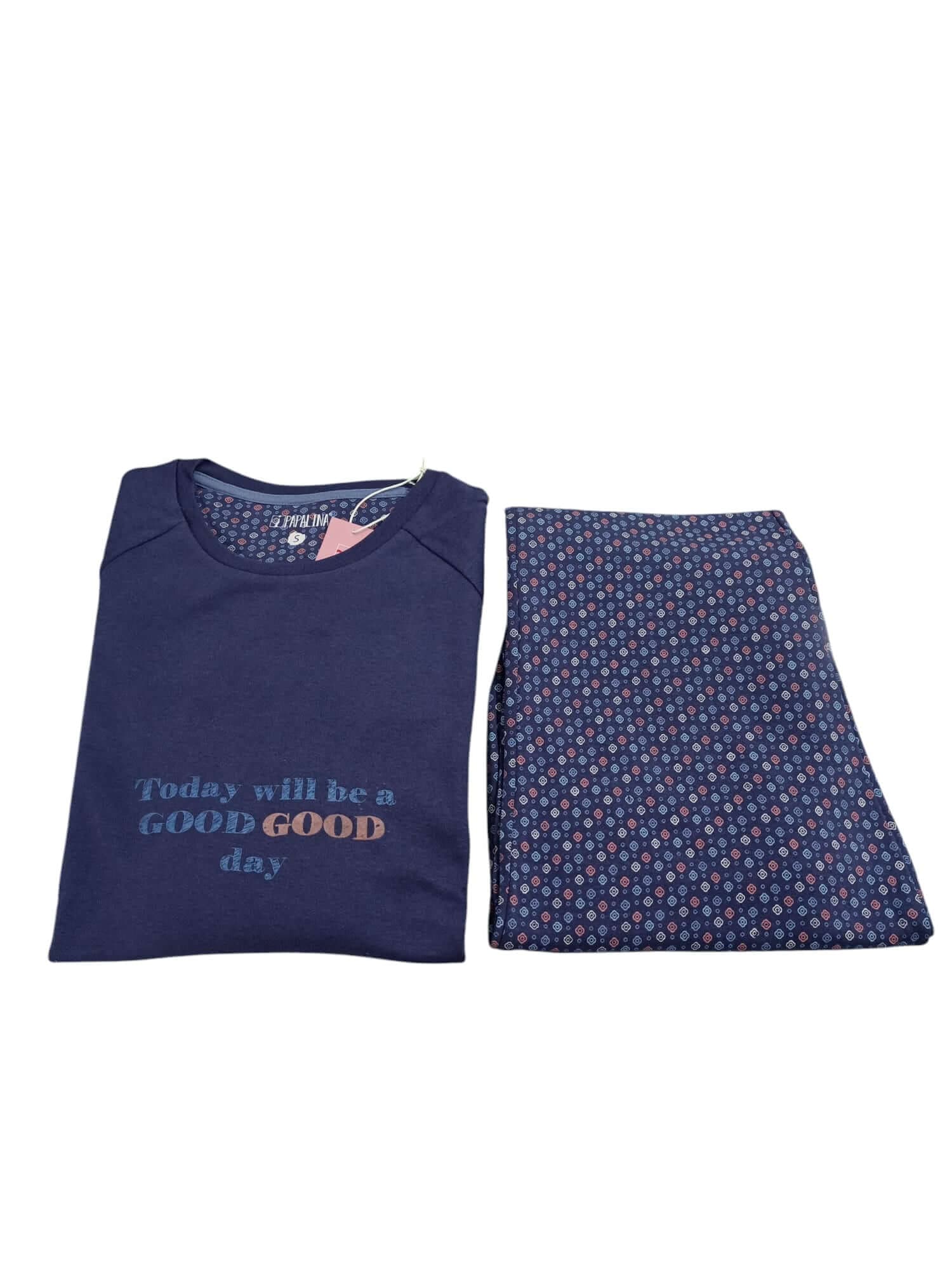 Pigiama Donna Papalina PD1349 S Cotone interlock in Pigiami due pezzi The King Luxury - San Marcellino, commercioVirtuoso.it