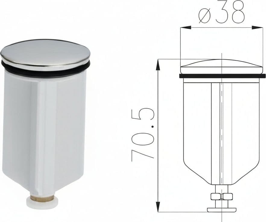 Tappo X Scarico Norton 1"1/4 Pvc Ec in Tappi Ebricowill - Palermo, commercioVirtuoso.it