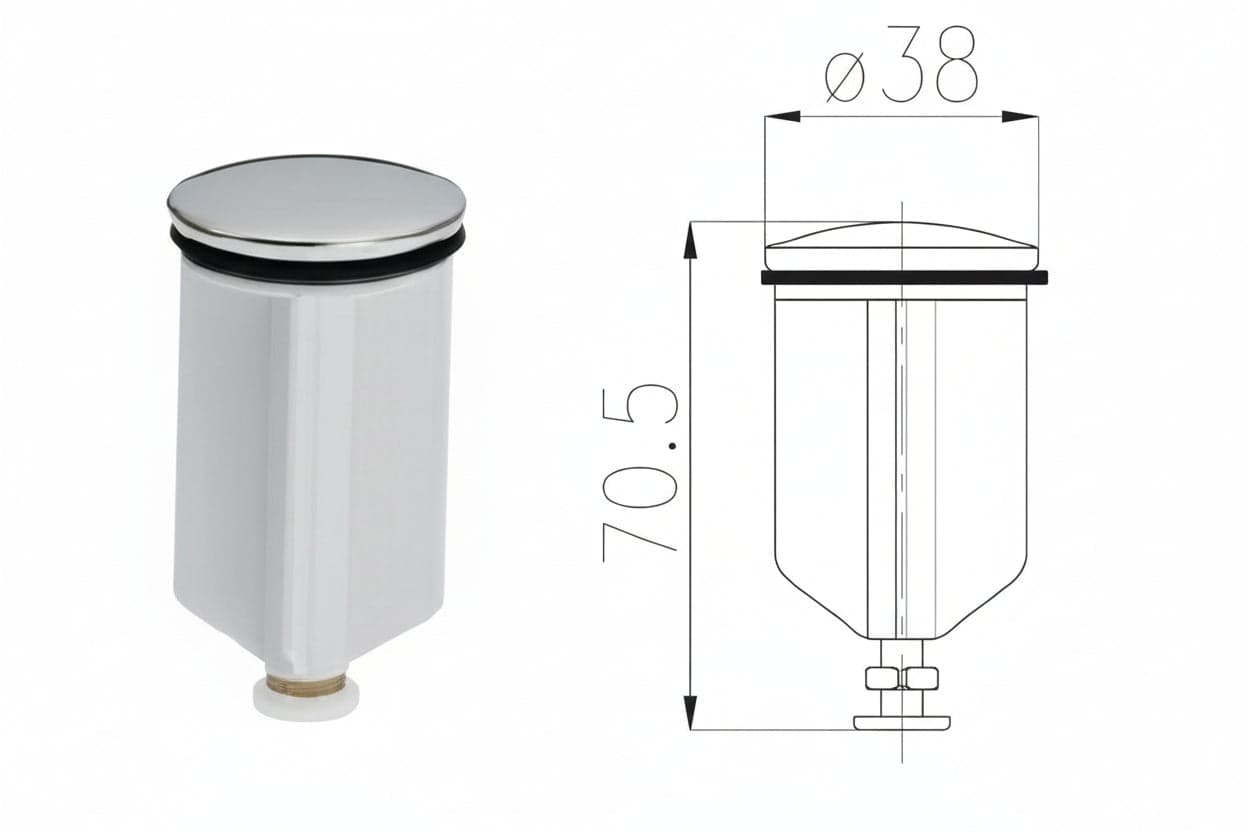 Tappo X Scarico Norton 1"1/4 Pvc Ec in Tappi Ebricowill - Palermo, commercioVirtuoso.it