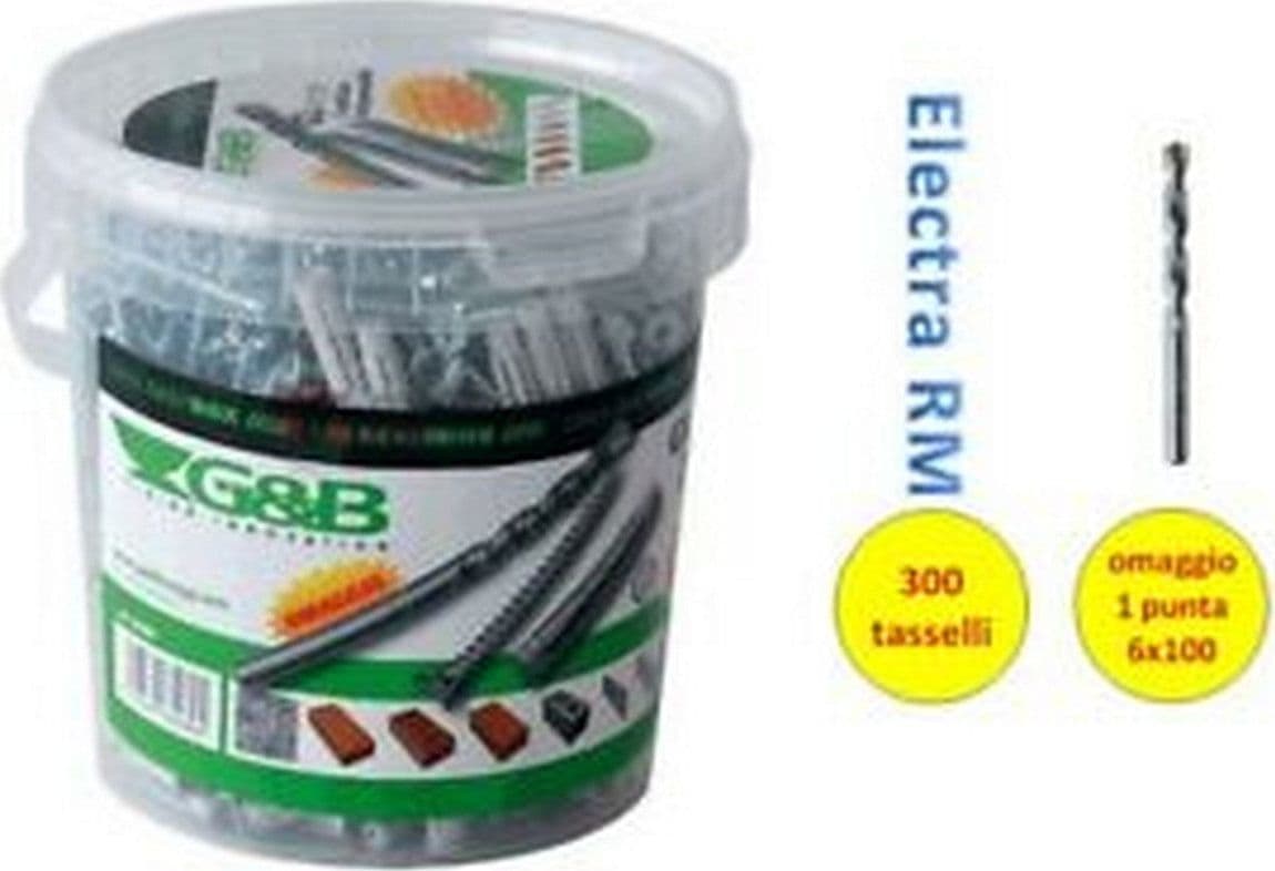 Tasselli Nylon Gl6/35V C/Vite Pz300 in Tasselli a espansione Ebricowill - Palermo, commercioVirtuoso.it