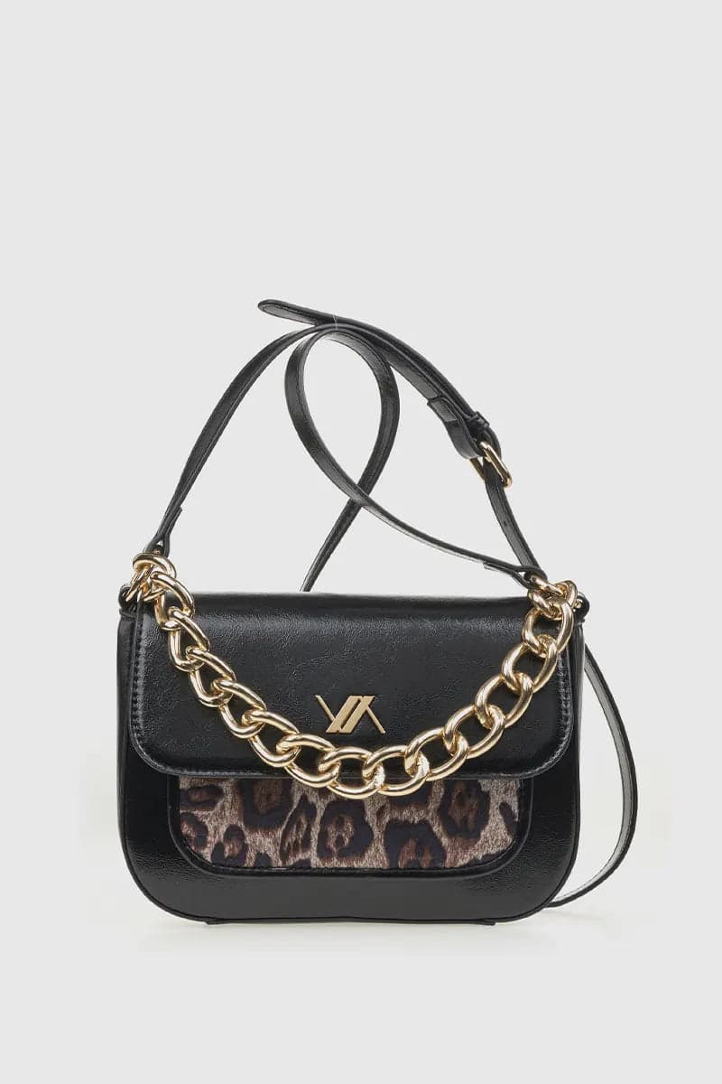 VERDE FASHION | Pochette in ecopelle verniciata stampa leopard in Pochette e Clutch You Store - Messina, commercioVirtuoso.it
