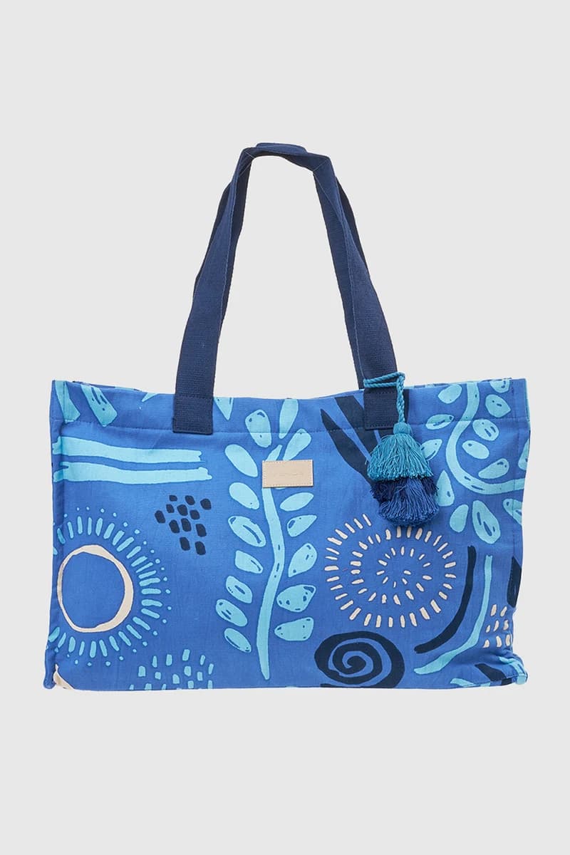VERDE FASHION | Borsa mare in cotone fantasia in Borse Tote You Store - Messina, commercioVirtuoso.it