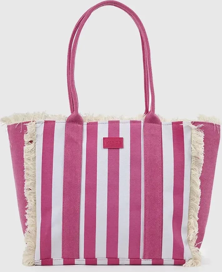 VERDE FASHION | Borsa mare in canvas a righe in Borse Tote You Store - Messina, commercioVirtuoso.it