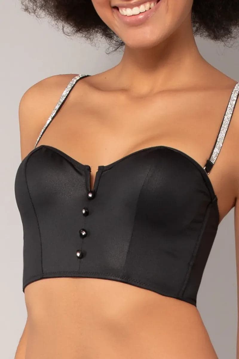 VERDISSIMA | Bustier imbottito con spalline gioiello in Bustini e corsetti You Store - Messina, commercioVirtuoso.it