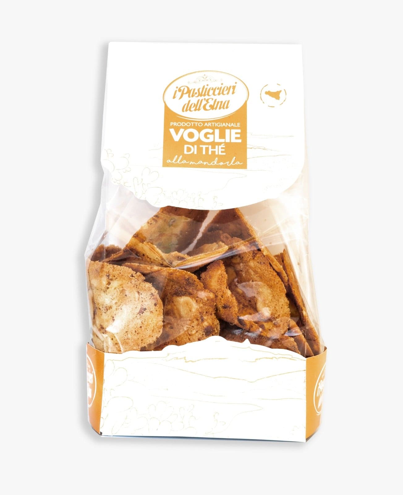 Voglie di thè alla mandorla - 130 gr. in Biscotti per la colazione Sicilya - Messina, commercioVirtuoso.it