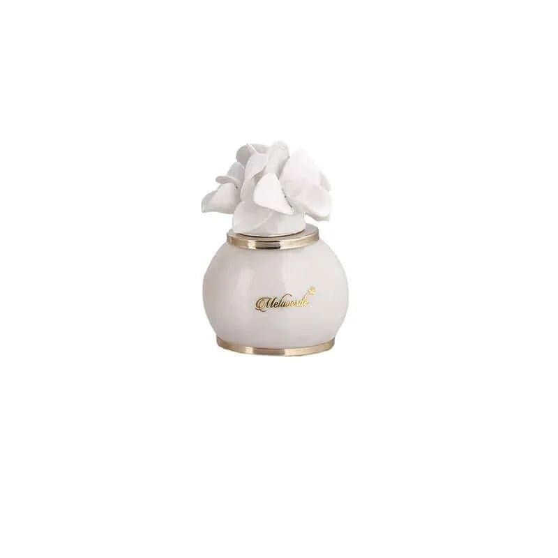 Lampada Marmo Bianco Orchidea Melaverde – Bomboniera Porcellana 10x13 cm in Lampade da tavolo e abat-jour The King Luxury - San Marcellino, commercioVirtuoso.it