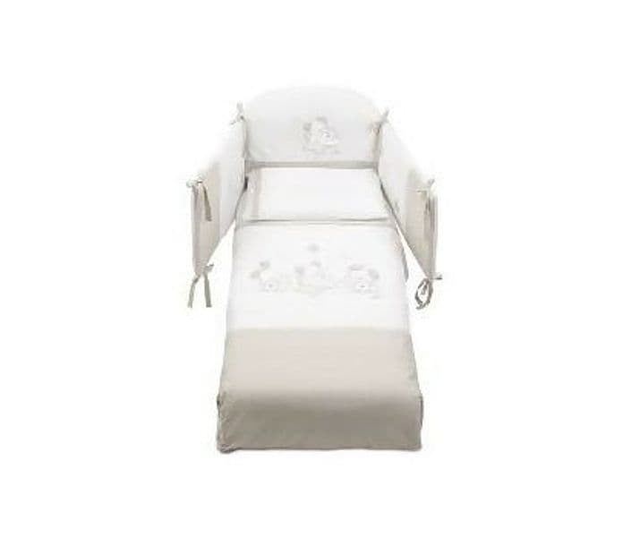 Italbaby Set Di Biancheria Da Letto Pony Sweet Star Tortora Piumone Paracolpi Federa Colore Tortora Taglia Unica